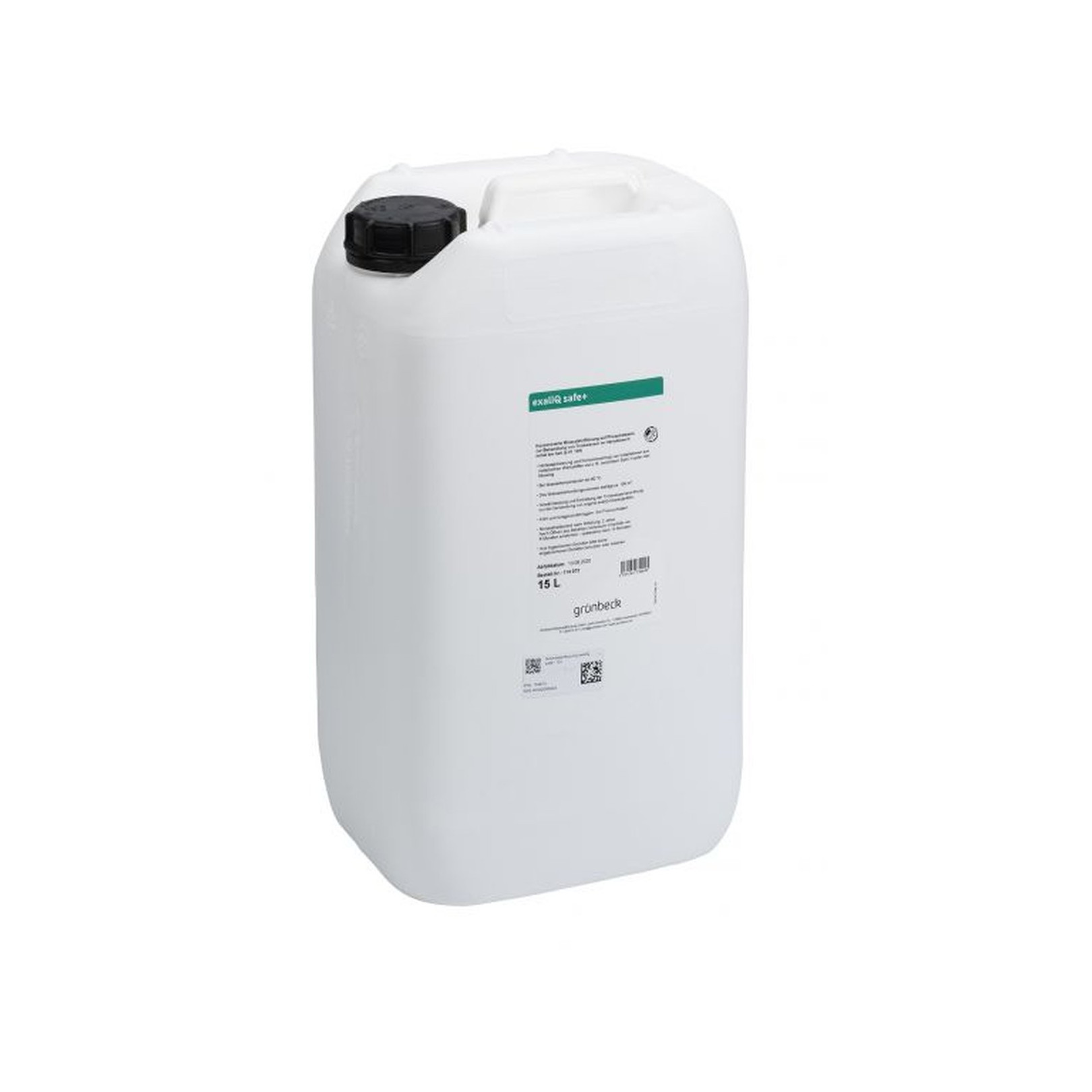Grünbeck Mineralstofflösung exaliQ safeplus 15-Liter-Stapelkanister Härtestabilisierung Korrosionsschutz 114073