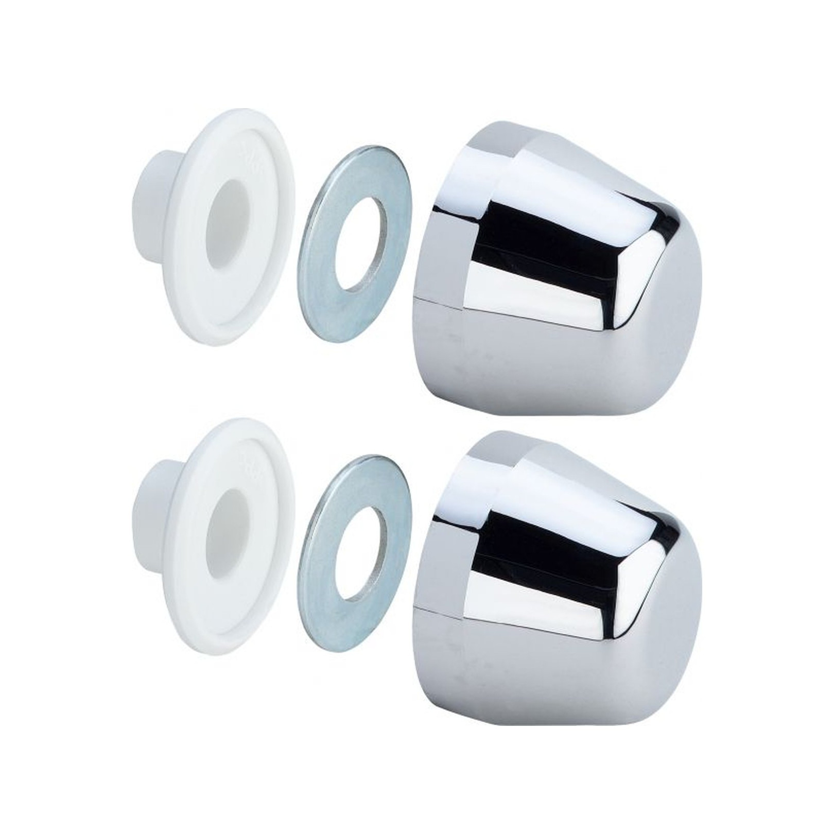 Viega Montagesatz 3817 816-897 Wand-WC verchromt Abdeckzubehör Kunststoff 107505