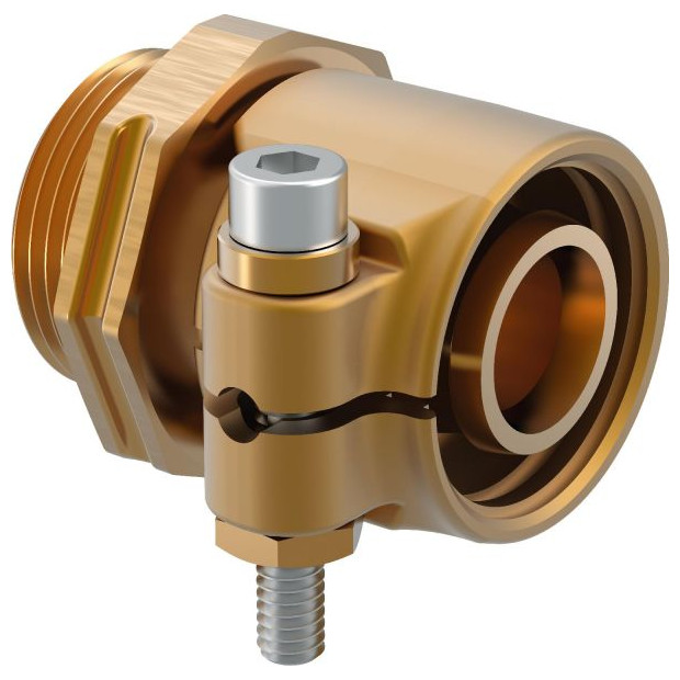 Uponor Wipex Übergangsnippel PN10 32x4,4-G1 Messing O-Ring Edelstahl 1018338