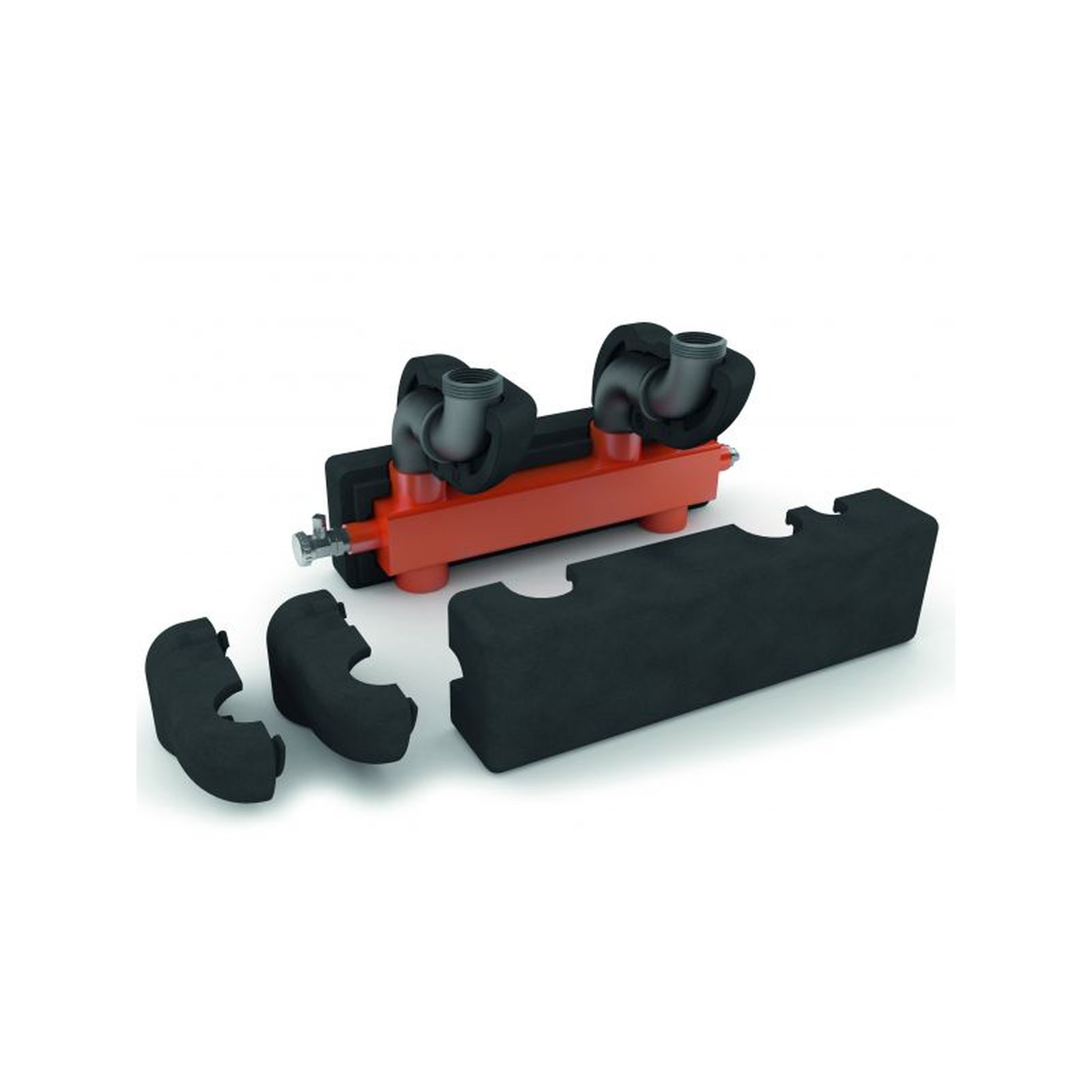 Vaillant Hydraulische Weiche WH 40-2 3,5 m3/h Horizontal Anschluss Rp 1 1/4 Wärmedämmung Fühler 0020248932