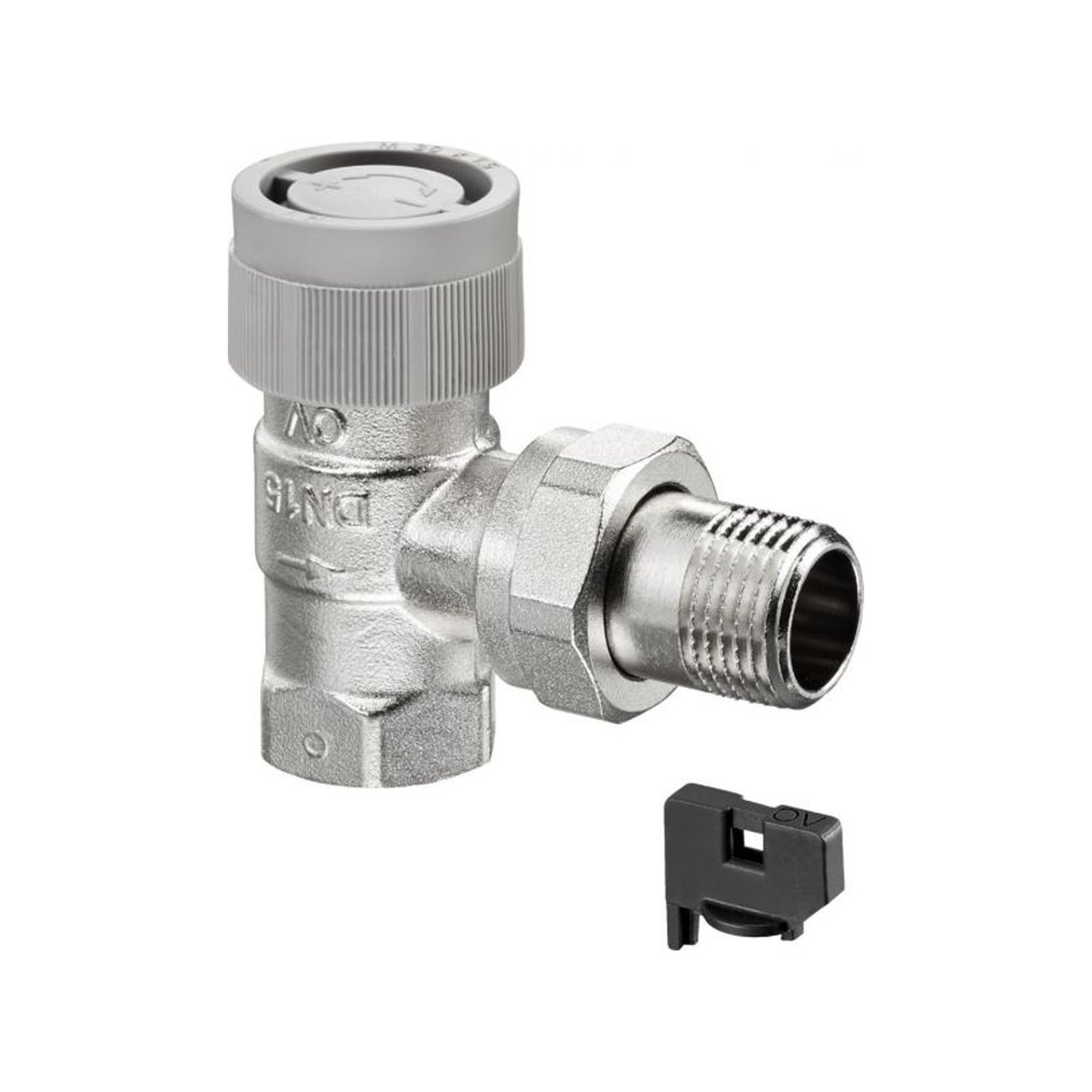 Oventrop Thermostatventil AQ DN15 Eck R1/2 Q-Tech stufenlose Voreinstellung 1183064