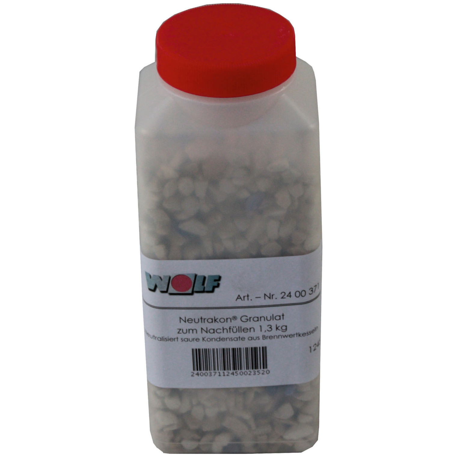 WOLF Neutralisator Nachfüllpackung 1,3kg Granulat Gasbrennwert Heizungszubehör 2400371