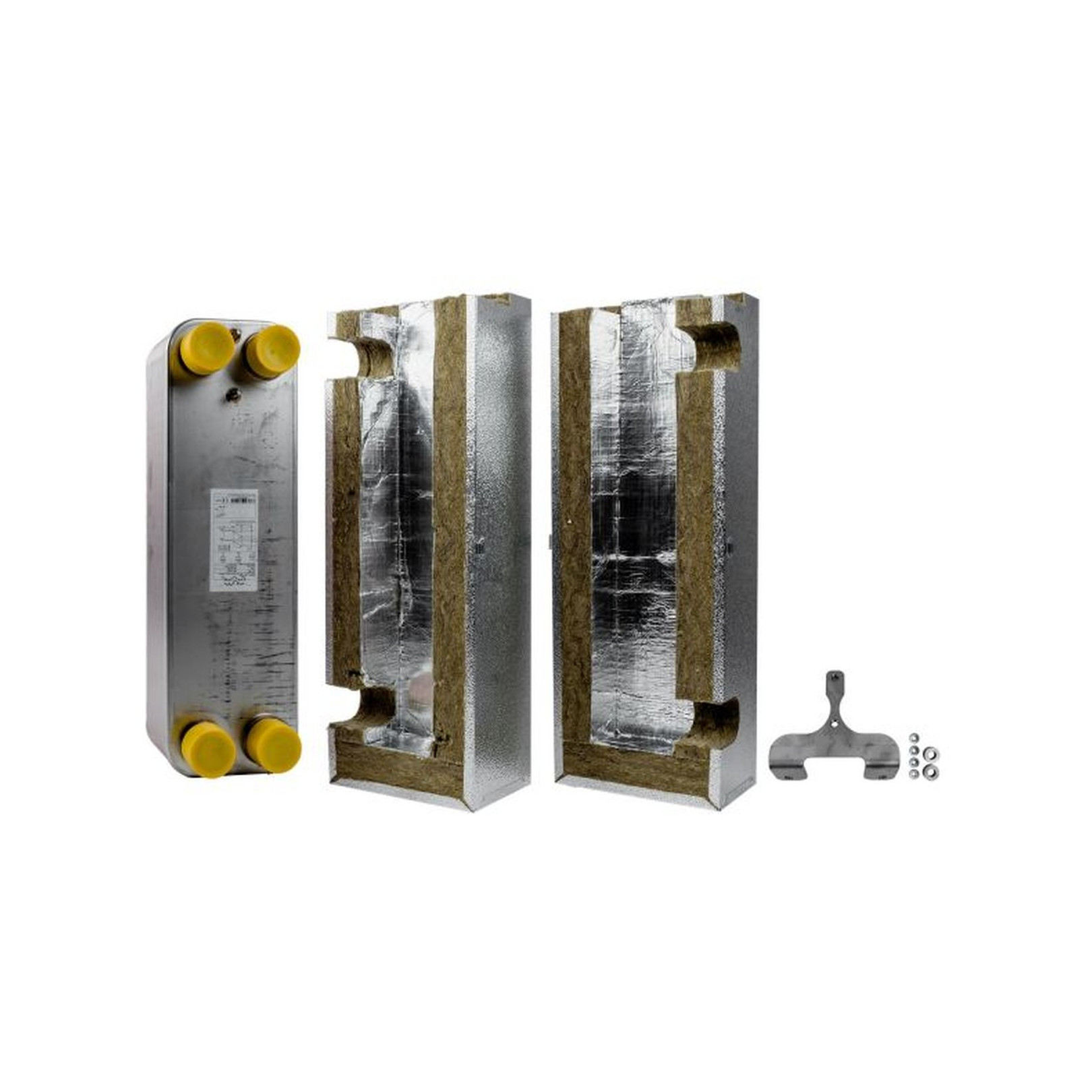 Wolf Plattenwärmetauscher Edelstahl 200 kW SL78-70 2 Zoll Dämmhaube Grundbefestigung 2074841