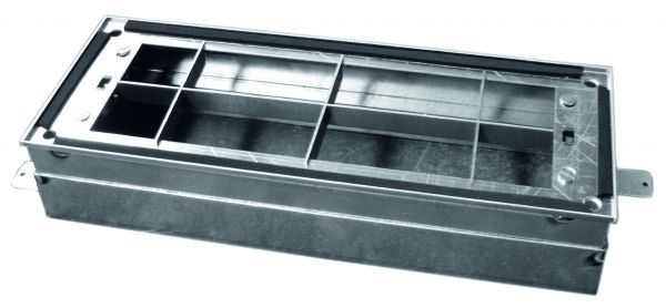 Zehnder Teleskoprahmen ComfoCase B CLD breit Bodeneinbau verzinkter Stahl H90-160mm 988320379