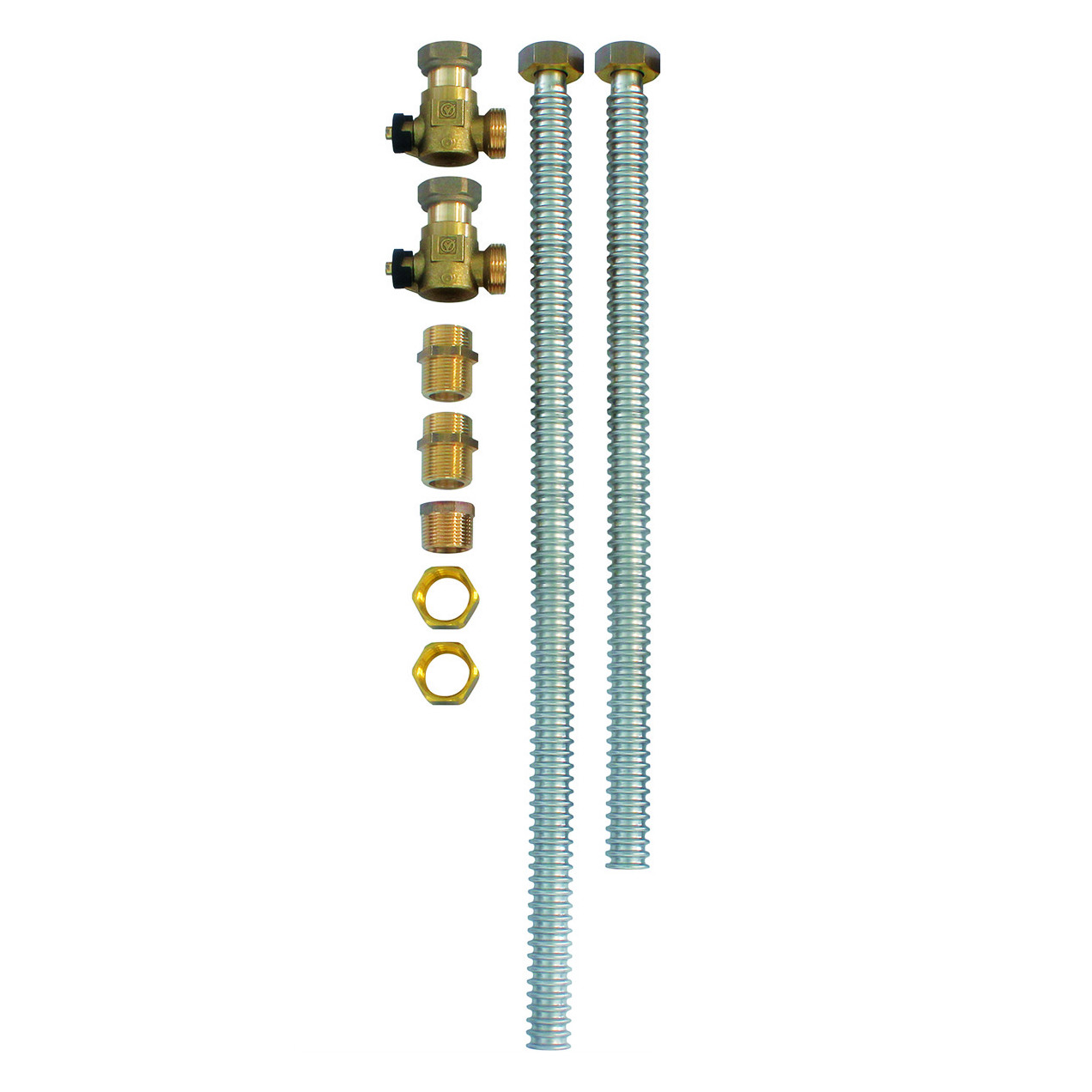 Vaillant Installations-Set ecoTEC pure AP/UP Neu Altinstallation Edelstahlwellrohre Wartungshähne 0010030692