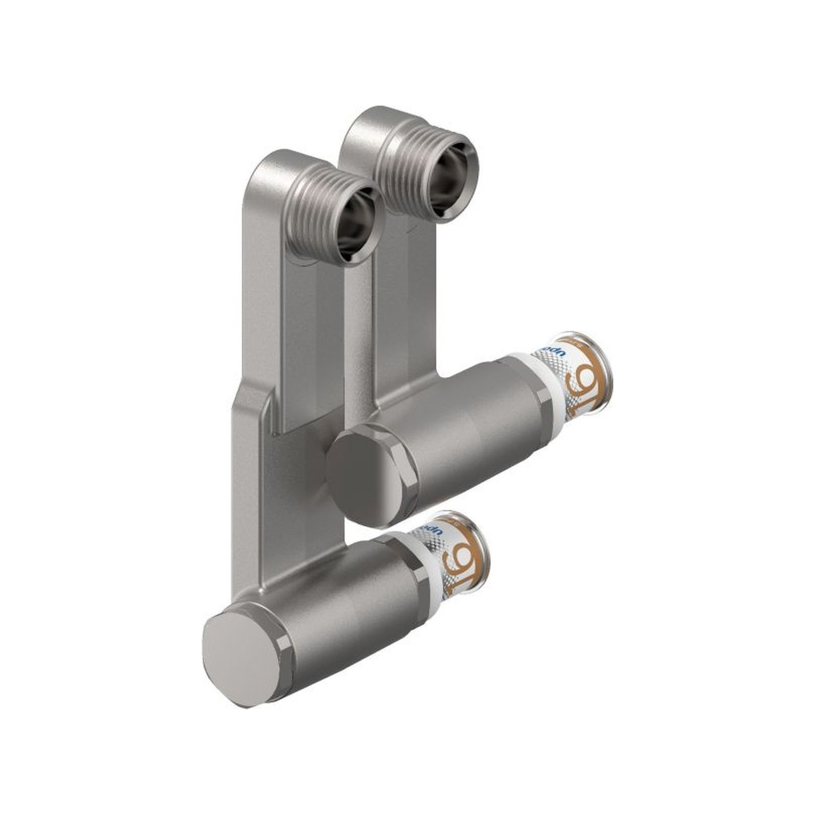 Uponor S-Press PLUS SL-Anschlussgarnitur 0-G1-2MT-16 Edelstahl Presshülse Messing 1094219