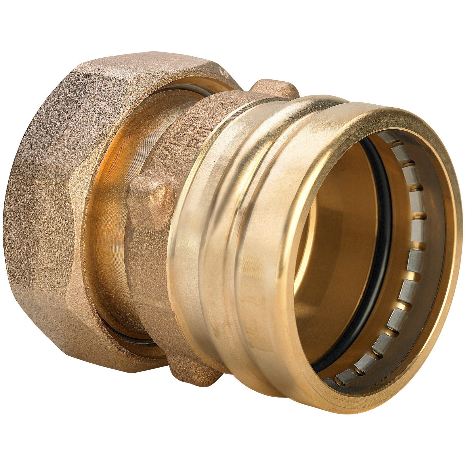 Viega Verschraubung Sanpress Nr.2263XL 365134 flachdichtend 88,9x31-2 Rotguss Pressanschluss EPDM SC-Contur