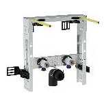 Geberit Vorwandelement Kombifix Waschtisch Standarmatur Stahl 35x40x8 cm 457430001