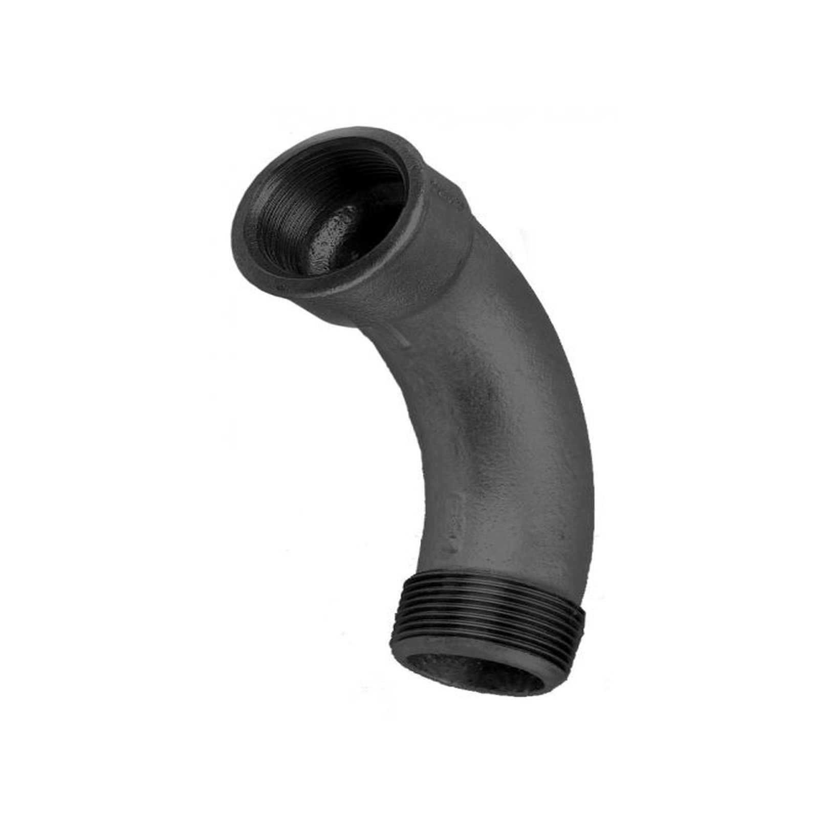 Schmidt Hermann Temperguss-Bogen Nr.1 3-8-Zoll 90-Grad I-A schwarz 14001010