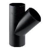 Geberit PE Abzweig 45Grad d160-125 PE-HD Abwasser Abzweig 369139161