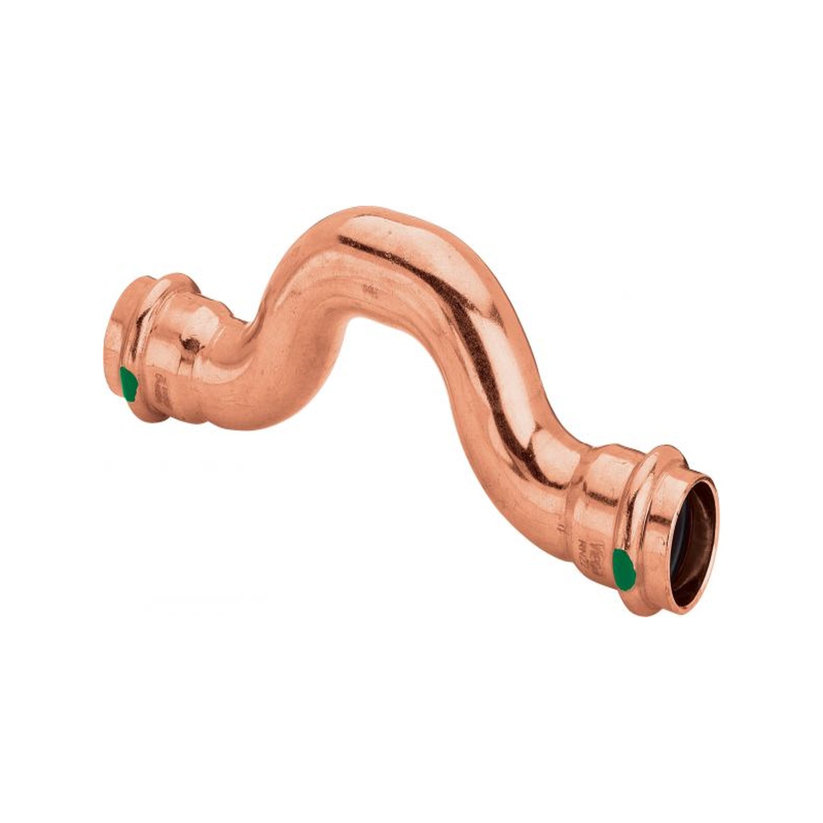 Ueberbogen VIEGA 2428 22mm, a.Kupfer, mit 2 Muffen,fuer Wasser