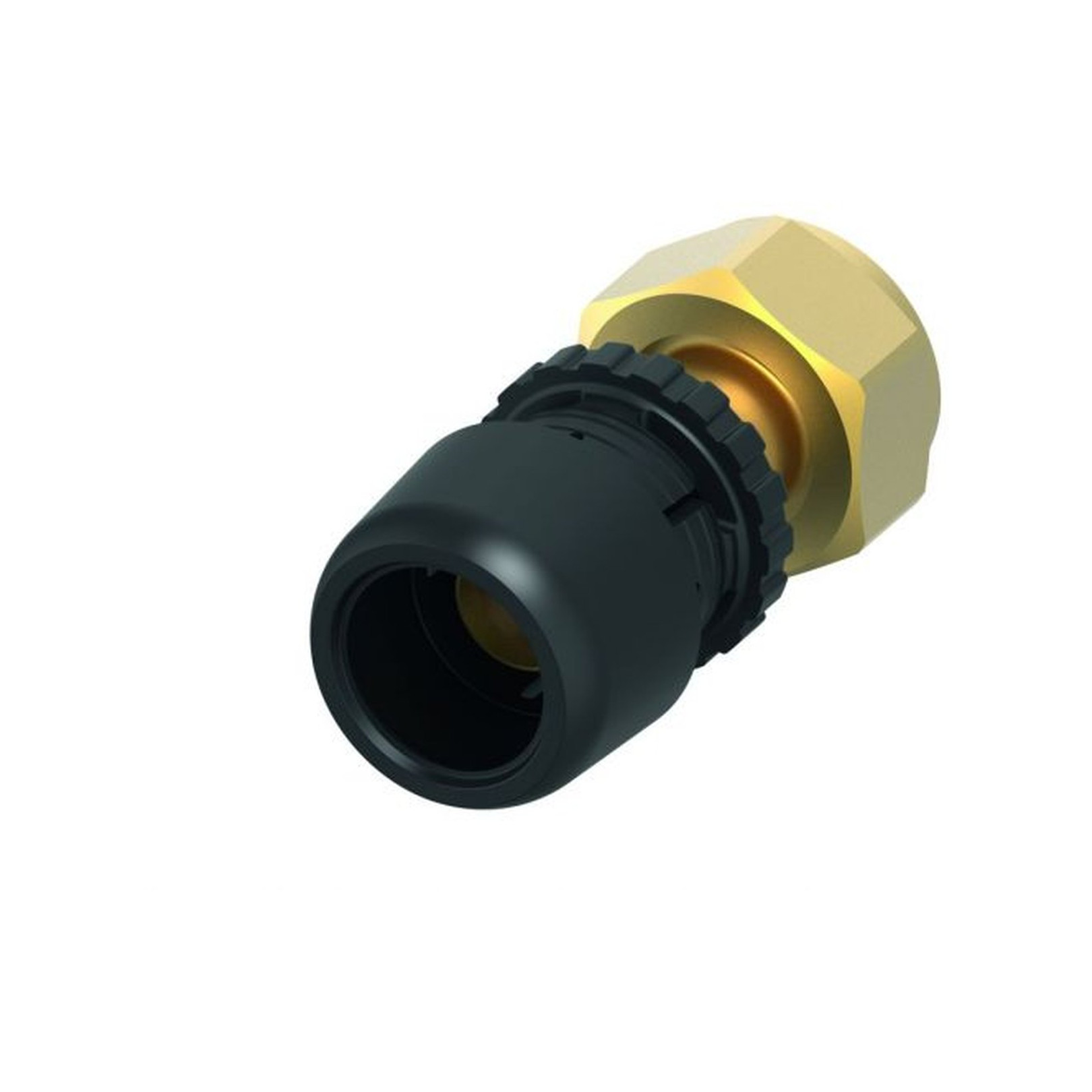 TECElogo-Ax Verschraubung 16 G-3/4 flachdichtend Siliziumbronze 8803302