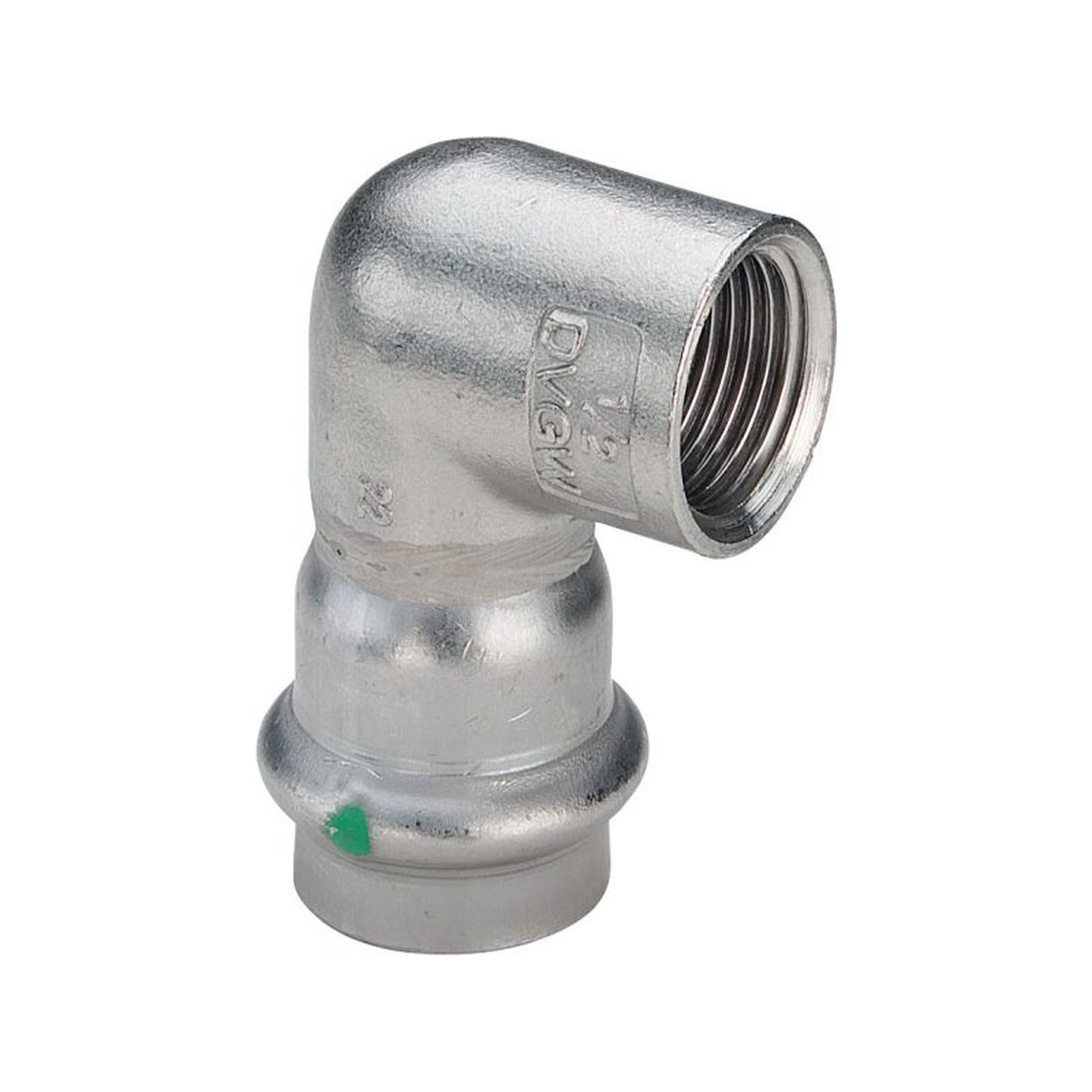 Winkel SANPRESS INOX 90Gr. 2314.2 437077 54x2", IG, aus nichtrostendem Stahl