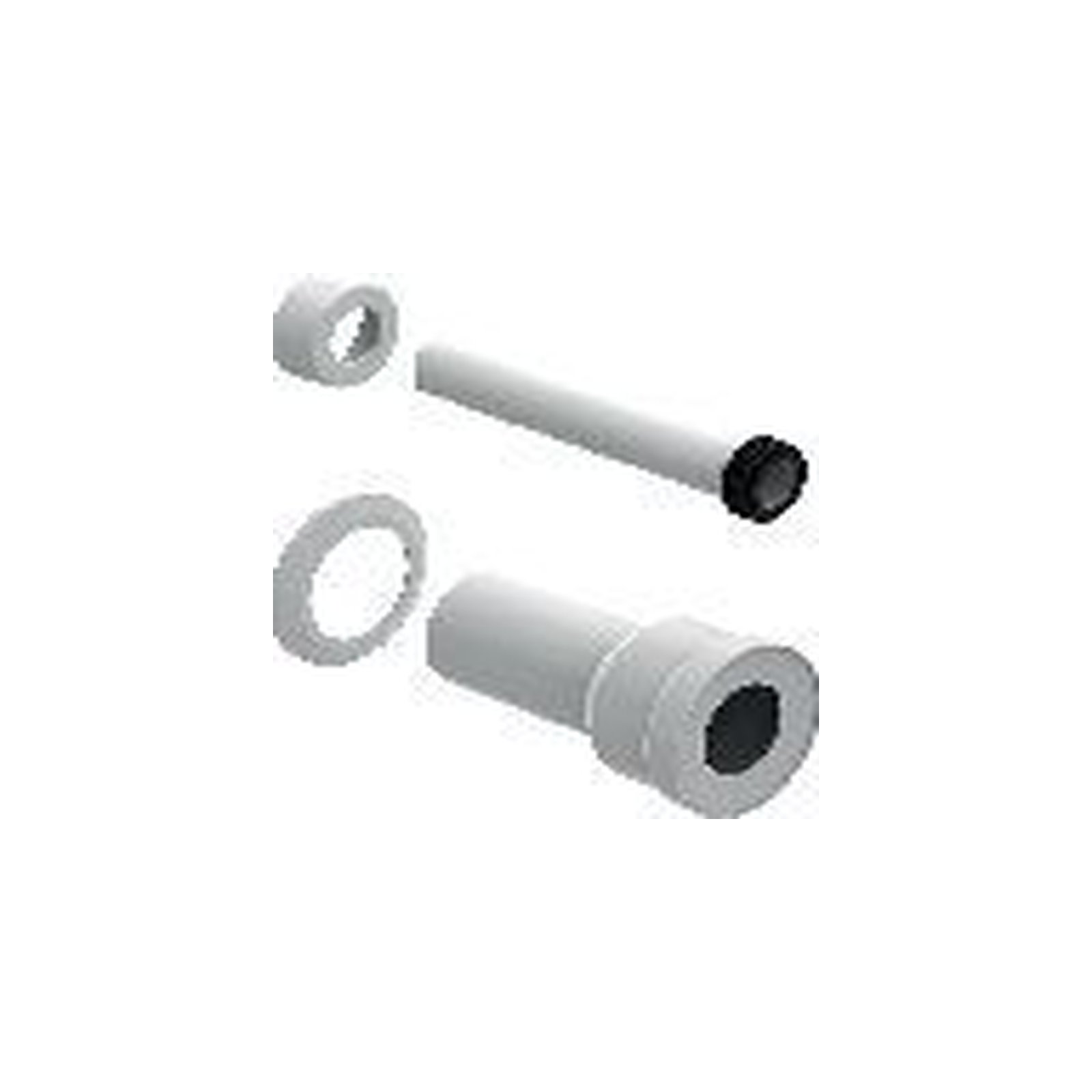 Geberit Anschlussset Bambini Kinder Baby Stand WC d90 45 PP Anschlussbereich 85-95 mm 554000000