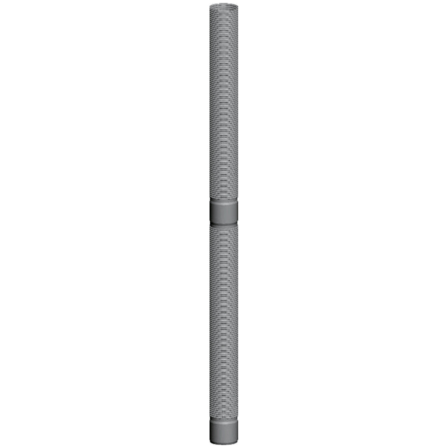 WOLF Abgasrohr flexibel DN110 8m PP Abgasleitung Verlängerung 2651719