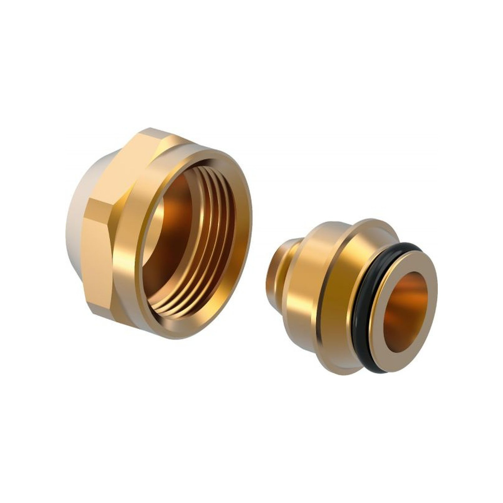 Uponor Vario Klemmringverschraubung PEX 17x2,0 G3/4FT Euro Messing 1065286