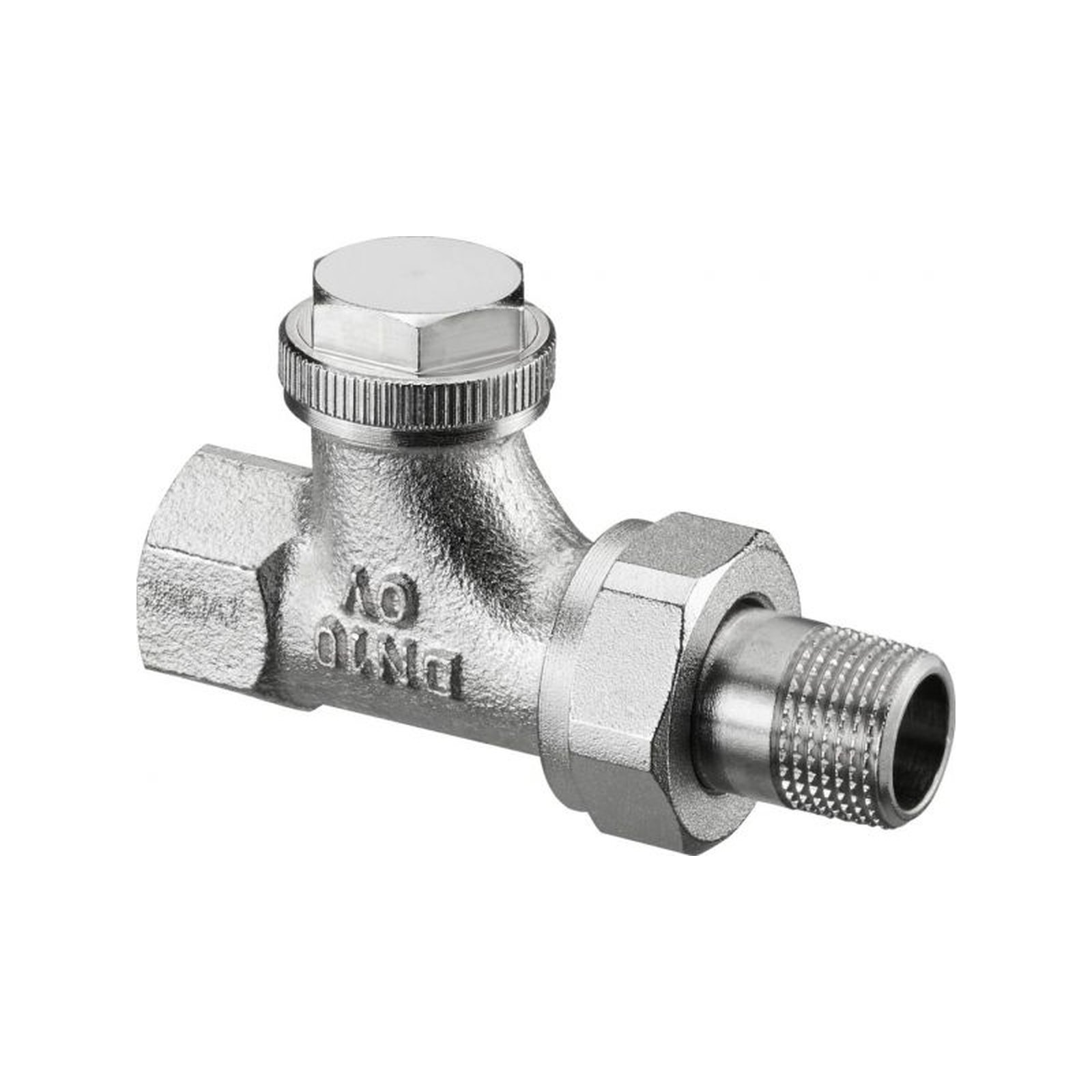 HK-Verschraubung "Combi 3" DN20, 3/4", PN10, Dg, Rg/Ms, vernickelt