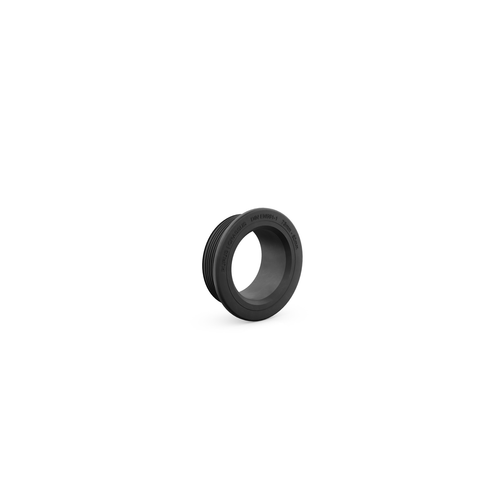 Crassus Gummiadapter CGA 73/50mm 0.5 bar EPDM geräuschreduzierend UV-beständig CRA10005