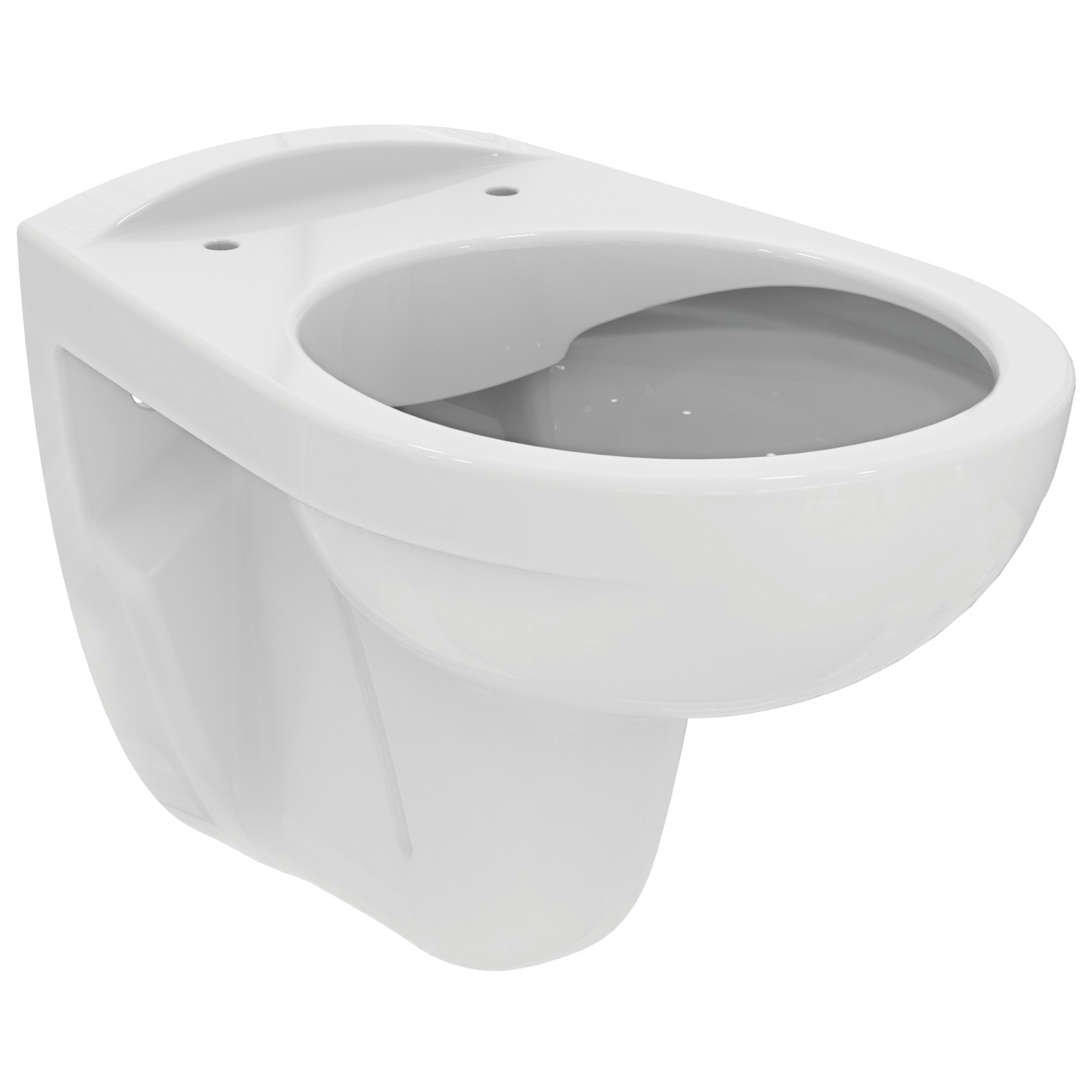 Wandtiefspül-WC Eurovit, randlos, 355x520x350mm, Weiß