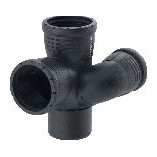 Geberit Silent-Pro Schachtbogenabzweig DN100 87 Grad links d110-90-75 393554141