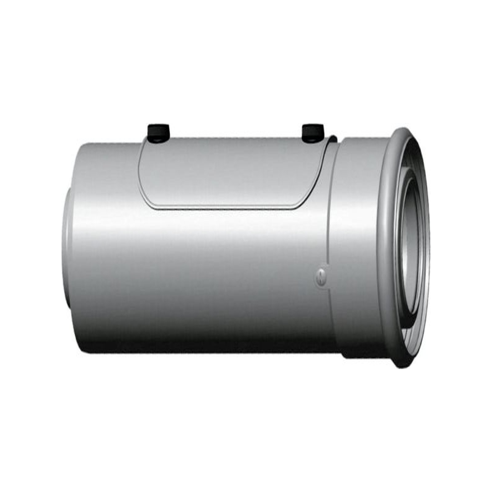 Wolf Revisionsrohr konzentrisch DN60/100 250mm Schnellverschluss steckbar weiß Hersteller-Artikelnummer 2651729