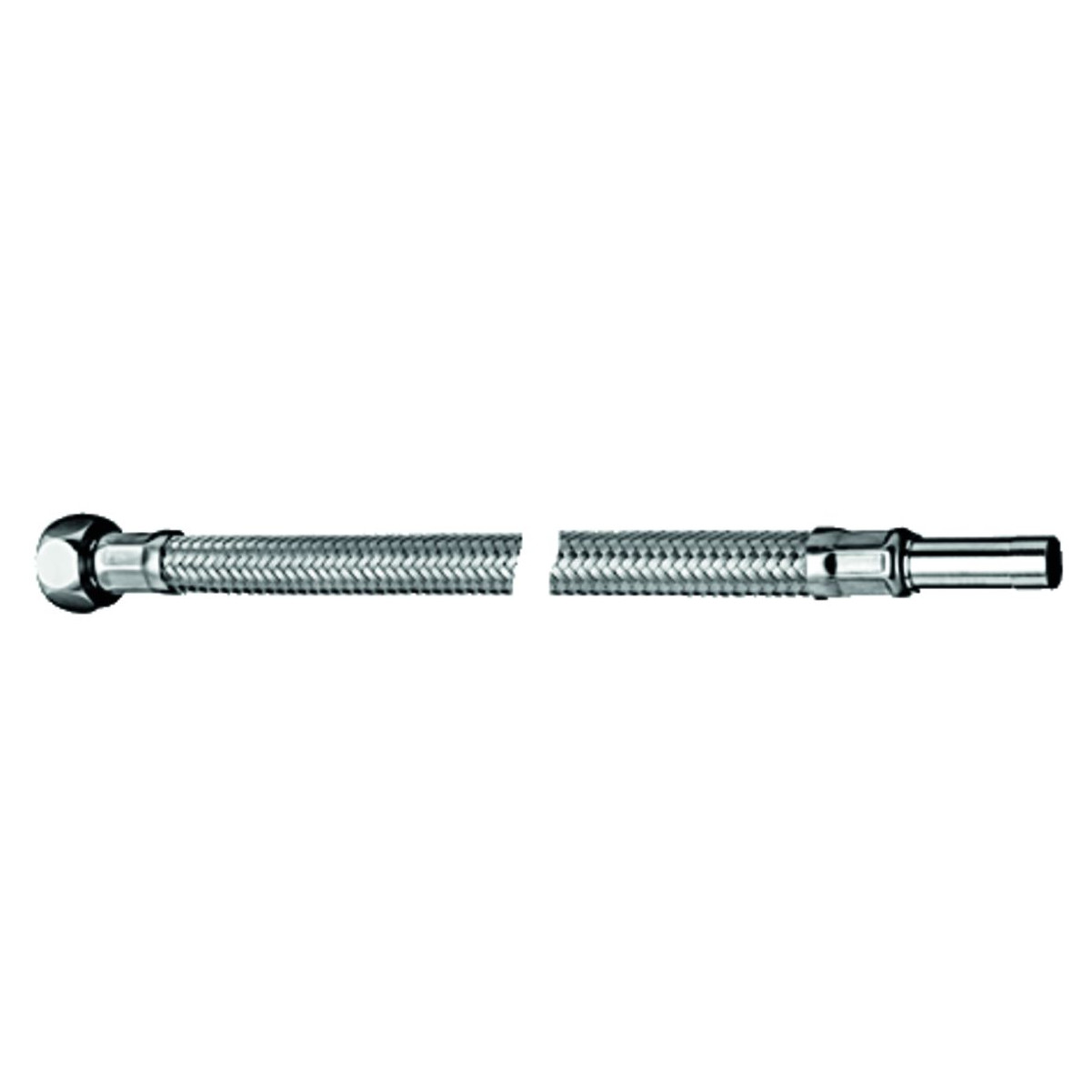 Schell Schlauch Clean-Fix S flexibel 3-8 Zoll Überwurfmutter Rohrstutzen 10 mm chrom 500 mm 102110699