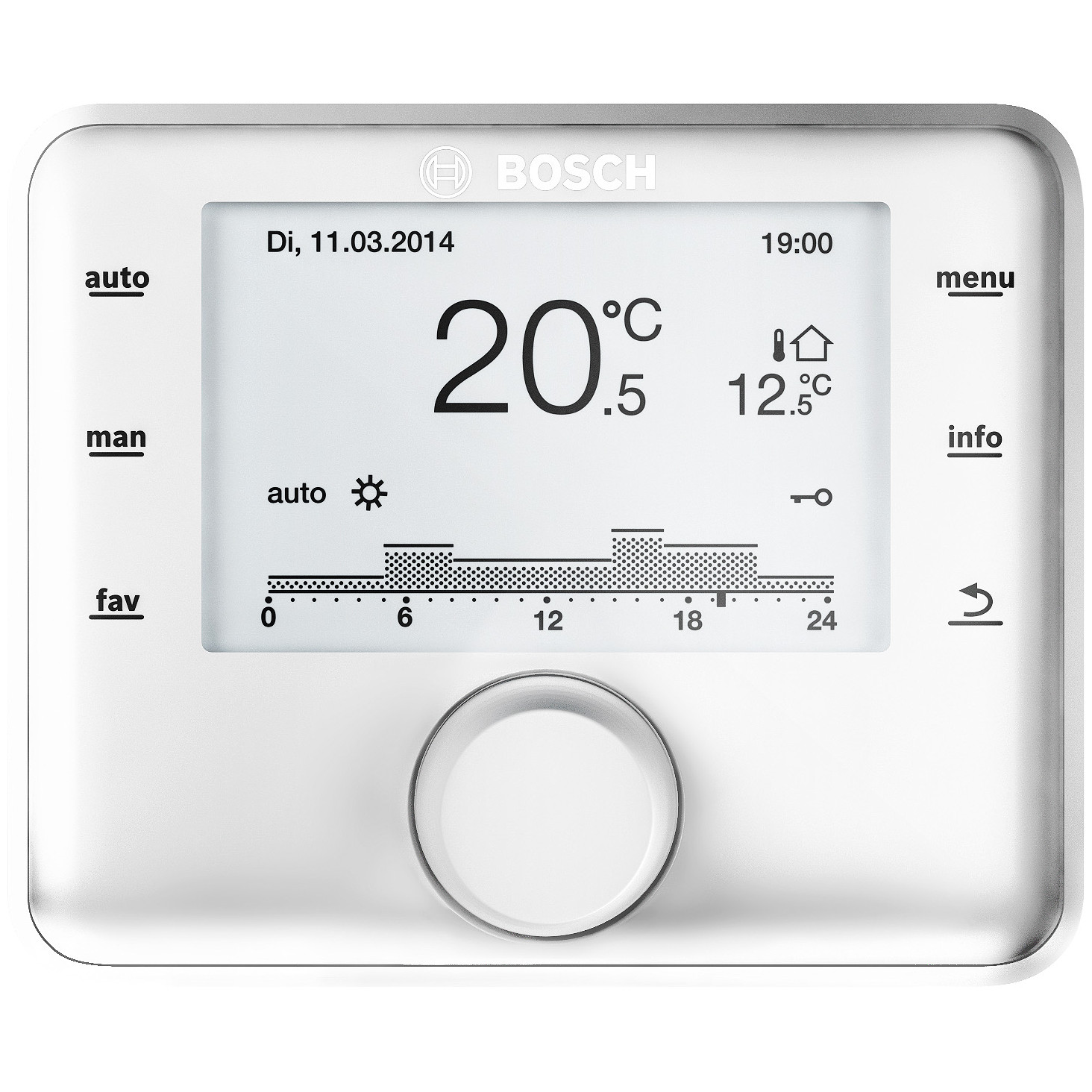 Bosch Regler CW 400 Aussentemperaturgeführt 4 Heizkreise 2 Warmwasserladekreise Touchdisplay 7738114096