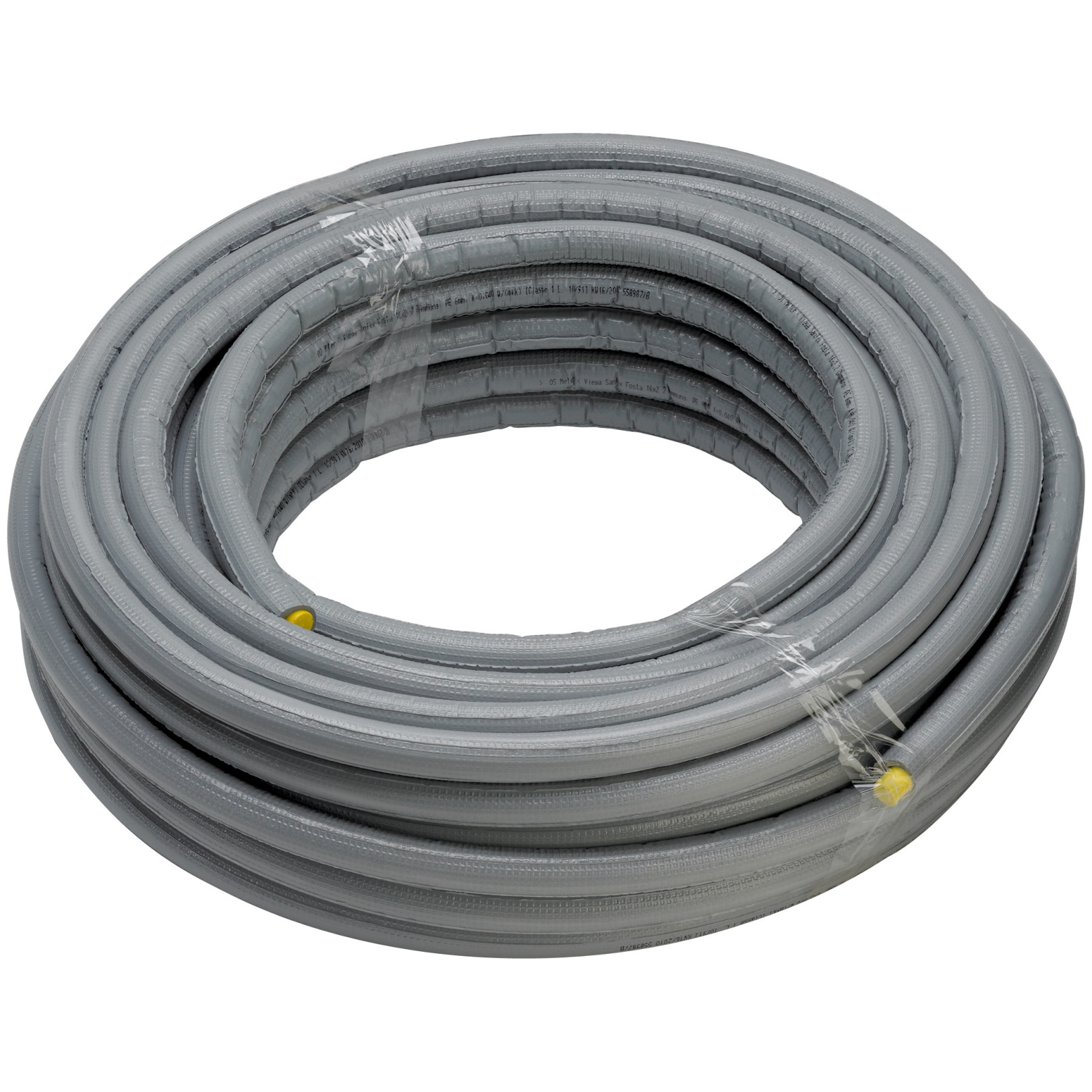 Viega Sanfix Fosta-Rohr 2102.6 20x2.8mm Rundumdämmung 50m weiss 555931
