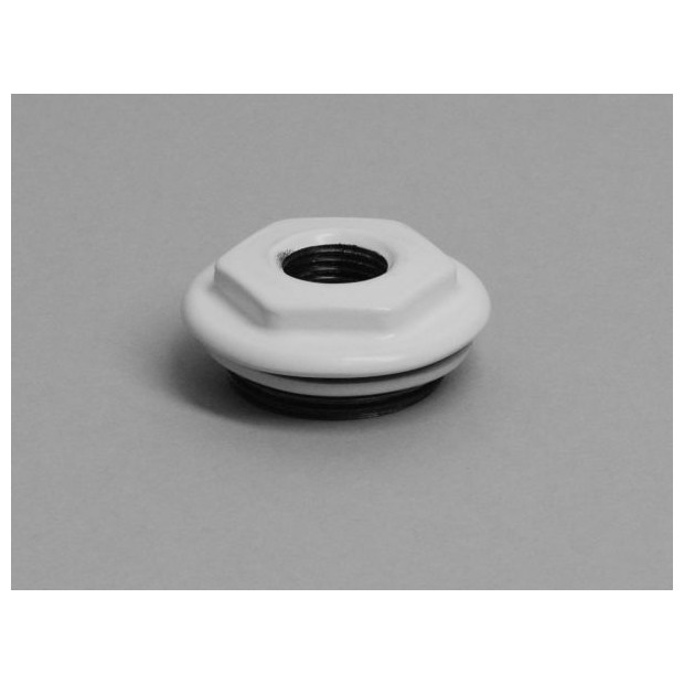 BEMM Anschluss-Stopfen 5-4 x 1-2 Spezialdichtung Weiss 9016 RZS12RSW Heizungszubehoer