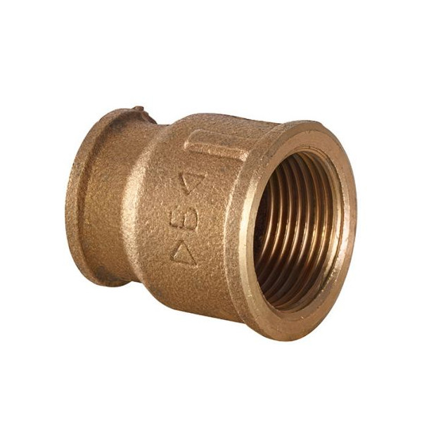 IBP Muffe Reduziermuffe Serie 3000 3240 Rotguss 1-1-4-Zoll x 1-Zoll Innengewinde DVGW 3240 010008000