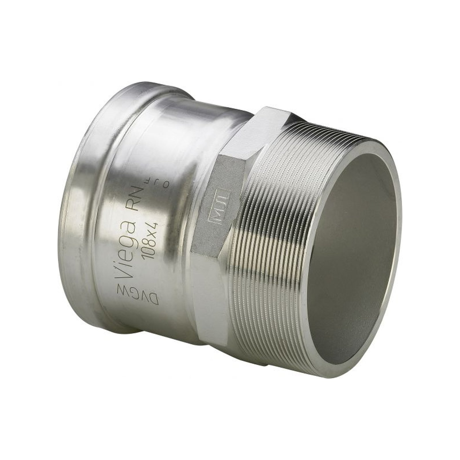 Viega Sanpress Inox XL Übergangsstück 2311 XL 108 mm R 4 AG Edelstahl SC-Contur 482930