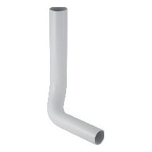 Geberit Spülbogen 90 Grad 28x21 cm links gekröpft D50 6 cm weiß-alpin 118122111
