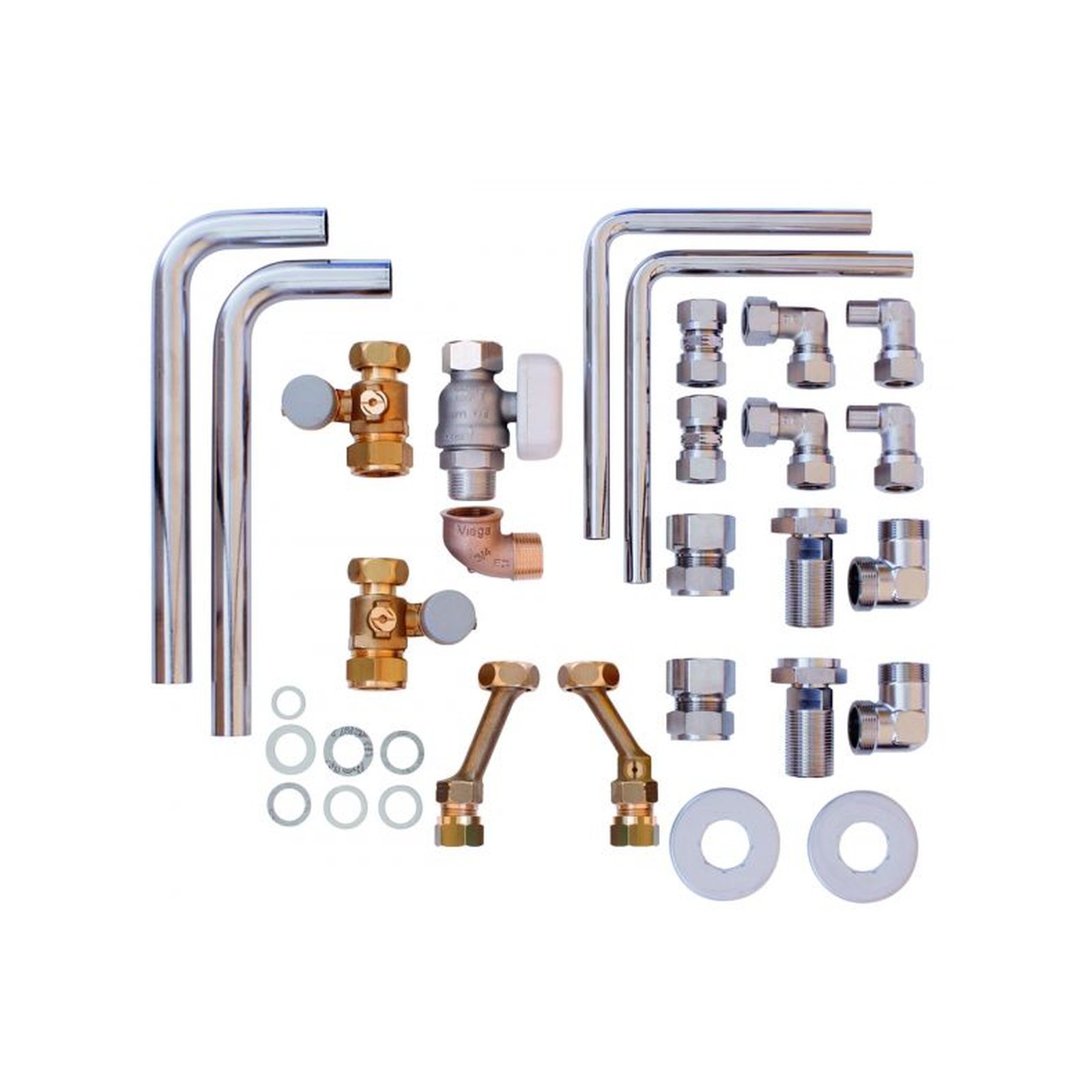 Vaillant Installations-Set VCW VCI Austausch Alt-Installation Aufputz Unterputz Wartungshähne Gashahn 0020201901