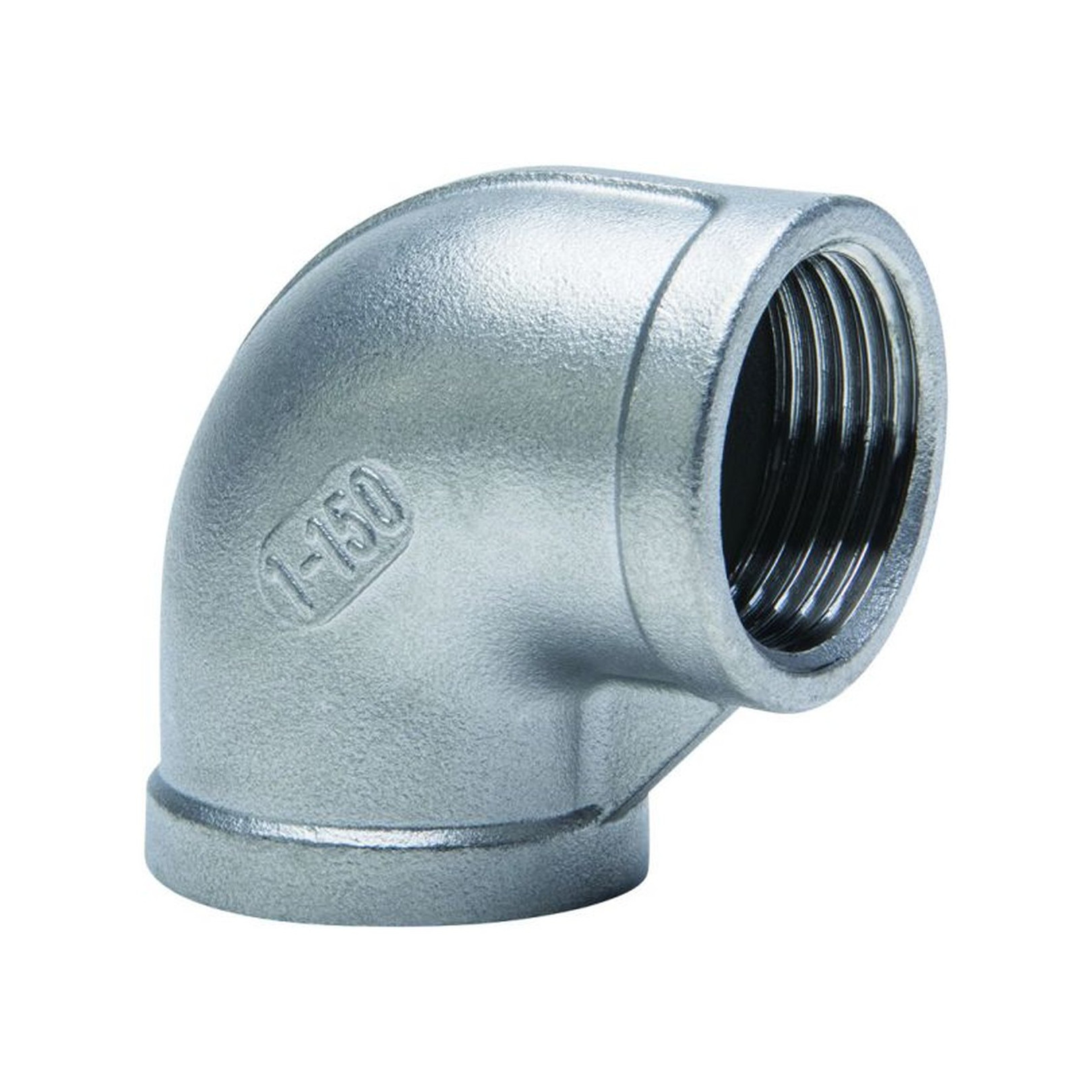 Gebo Edelstahl-Gewindefitting 90 Winkel 2 Zoll 6090-200