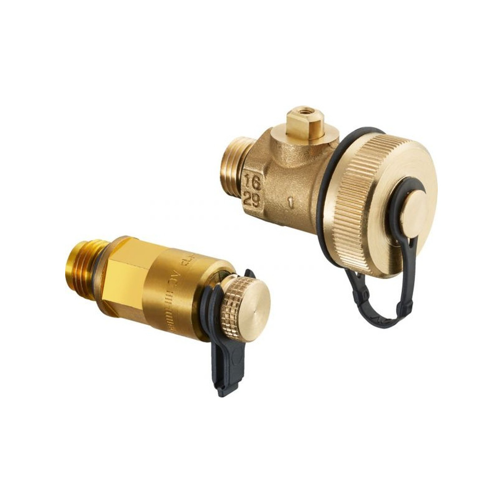 Oventrop Anschluss-Set Messventil F F E-Kugelhahn Hydrocontrol Nadeltechnik classic-Messtechnik 1060381