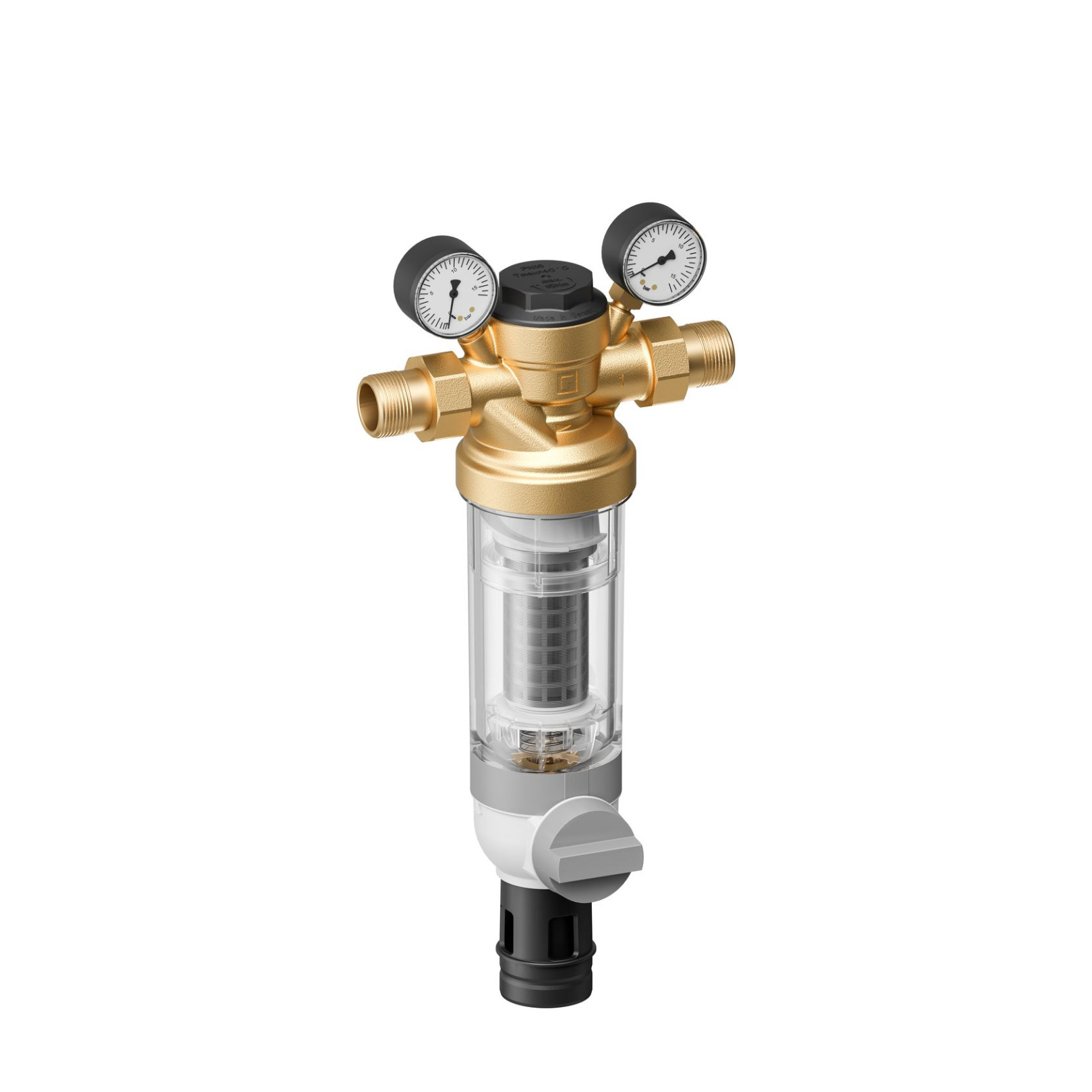 Honeywell Hauswasser-Feinfilter F76S-1LFAA 0,1mm bleifrei Tülle 1 Zoll Double Spin 5059087023315