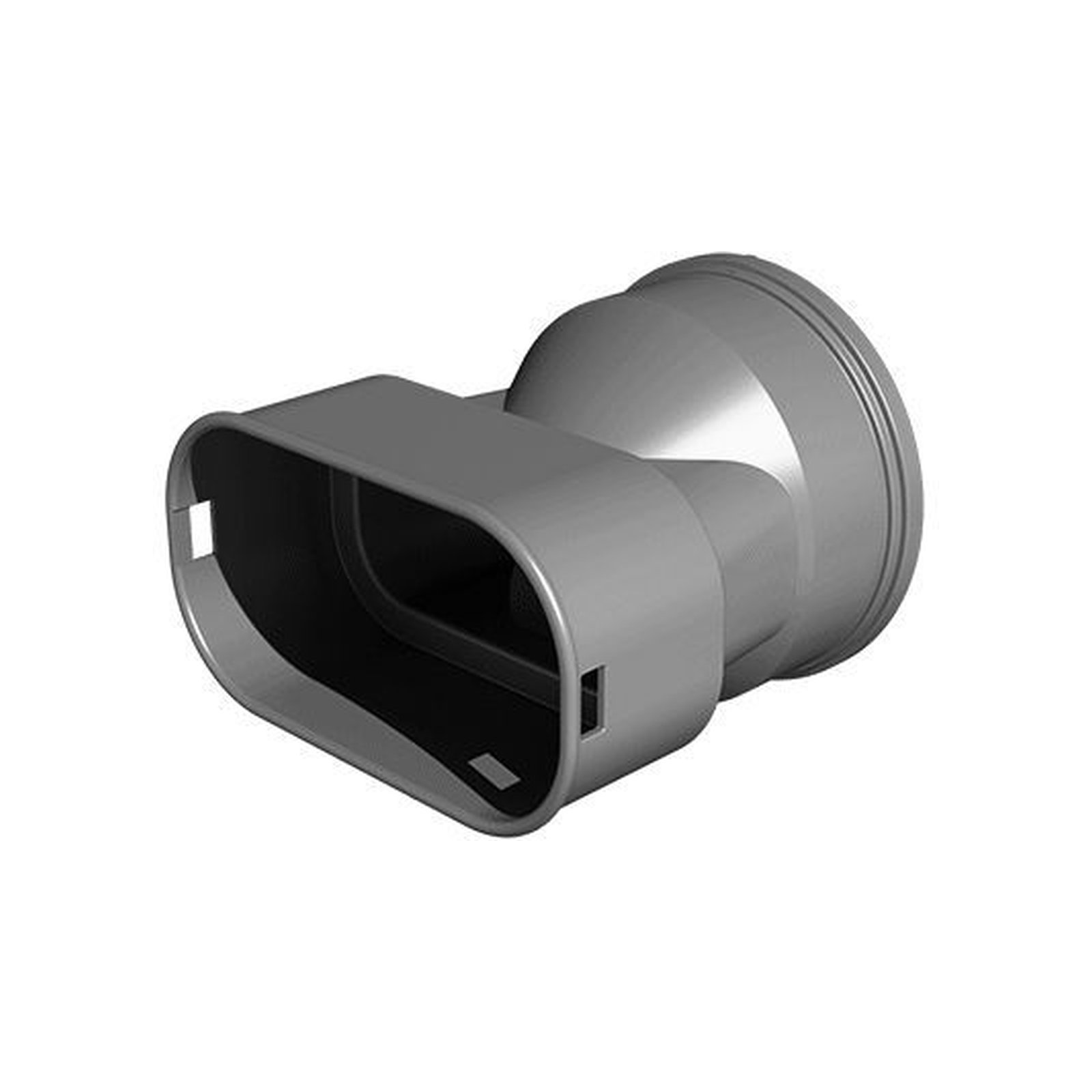 Wolf Adapter Flachkanal 50x100 Luftverteileranschluss antistatisch antimikrobiell Kunststoff 2577599