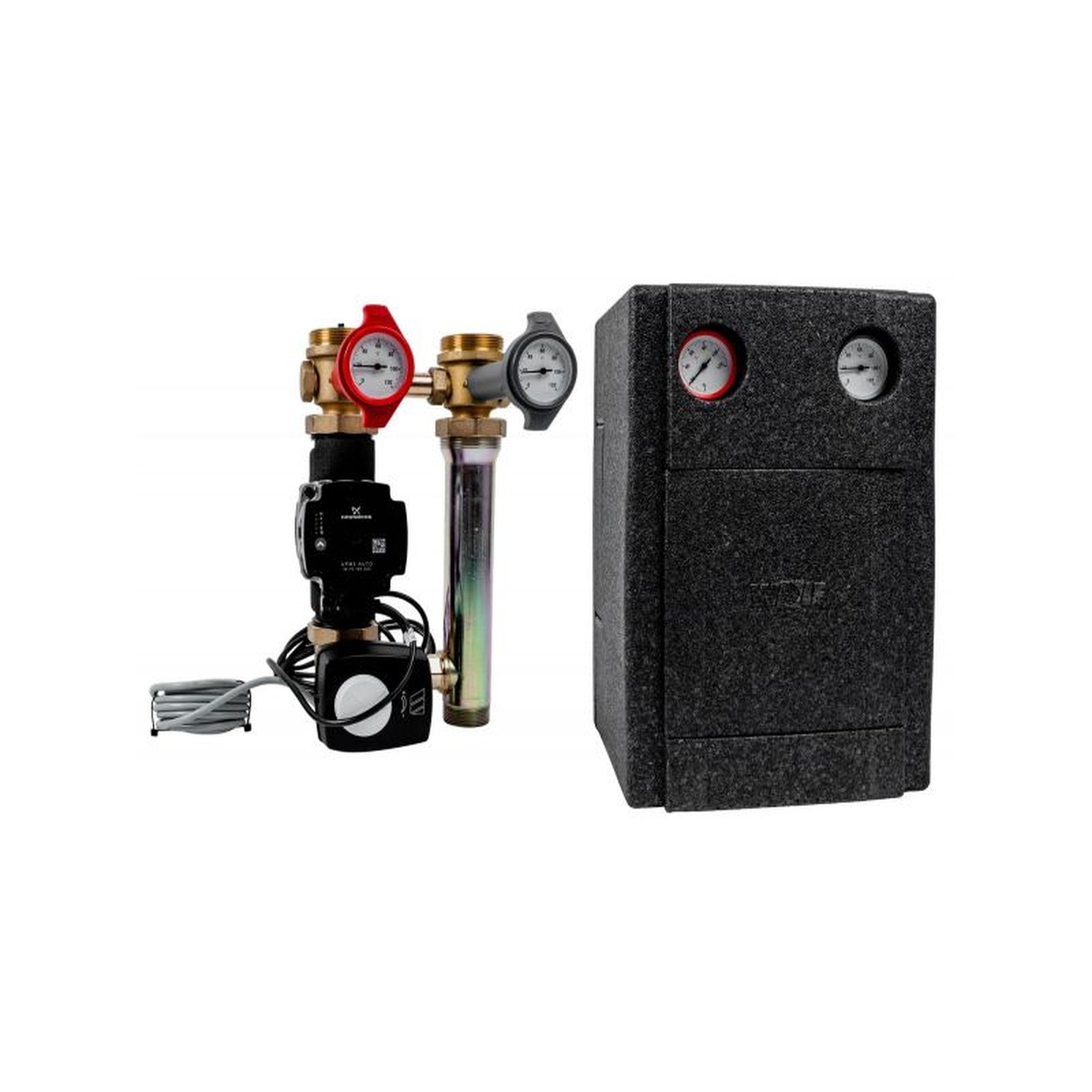 Wolf Verrohrungsgruppe Mischerkreis DN32-60 Hocheffizienzpumpe selbstregelnd 3-Wege-Mischer 2072140