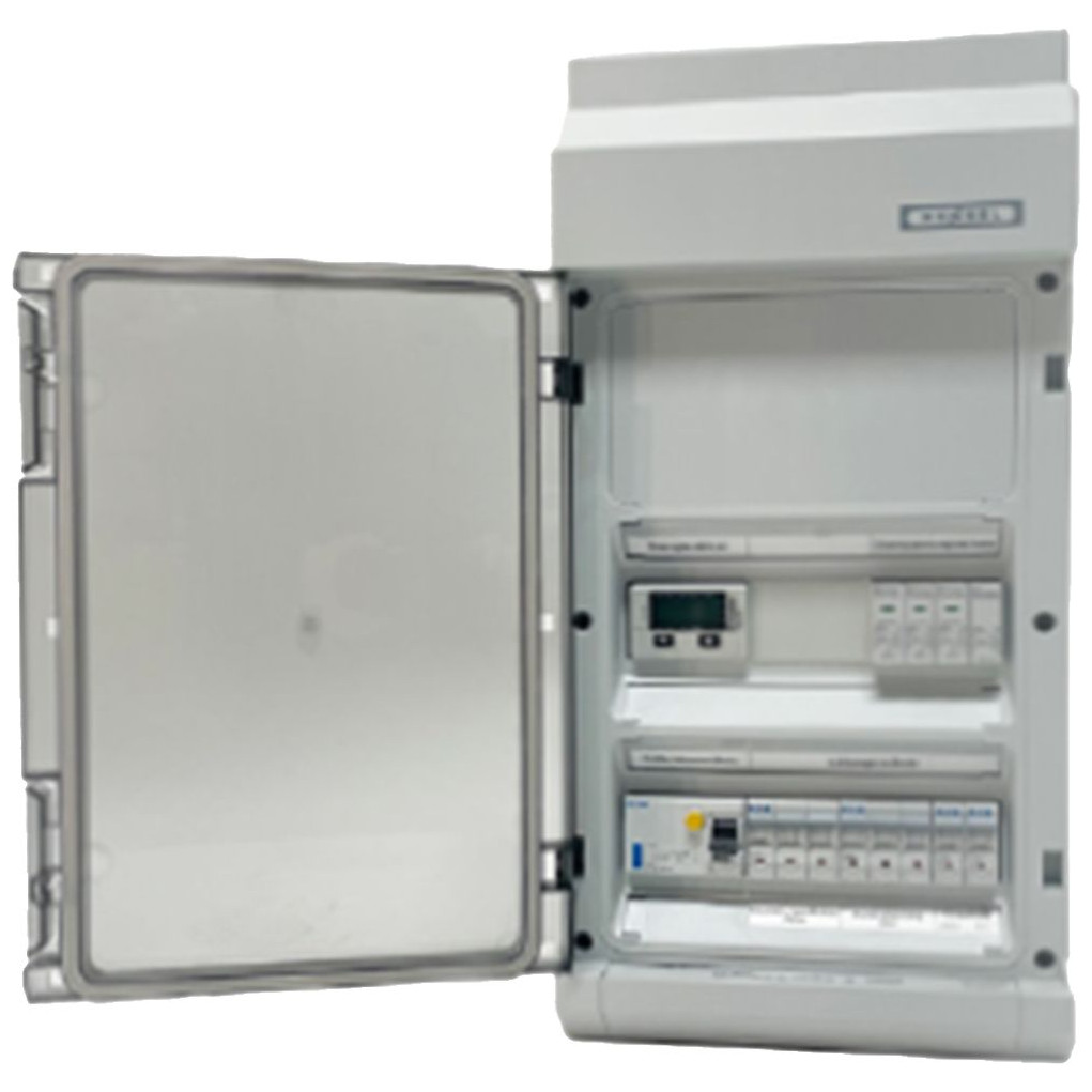 WOLF Elektro-Unterverteilung CHA-16-20 FHA 400V IP65 Stromzähler Überspannungsschutz 9149250