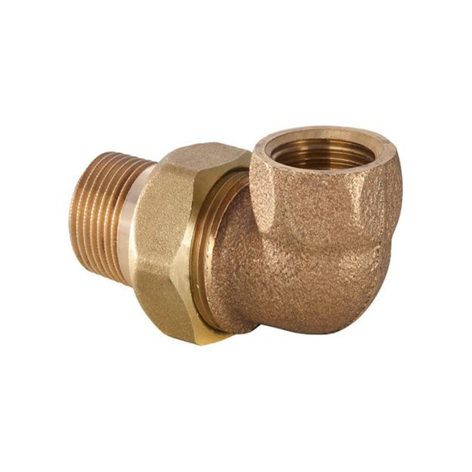 IBP Serie3000 3098 Winkelverschraubung 90 Grad Rotguss 3-4 Zoll IG-AG konisch dichtend 3098 006000000
