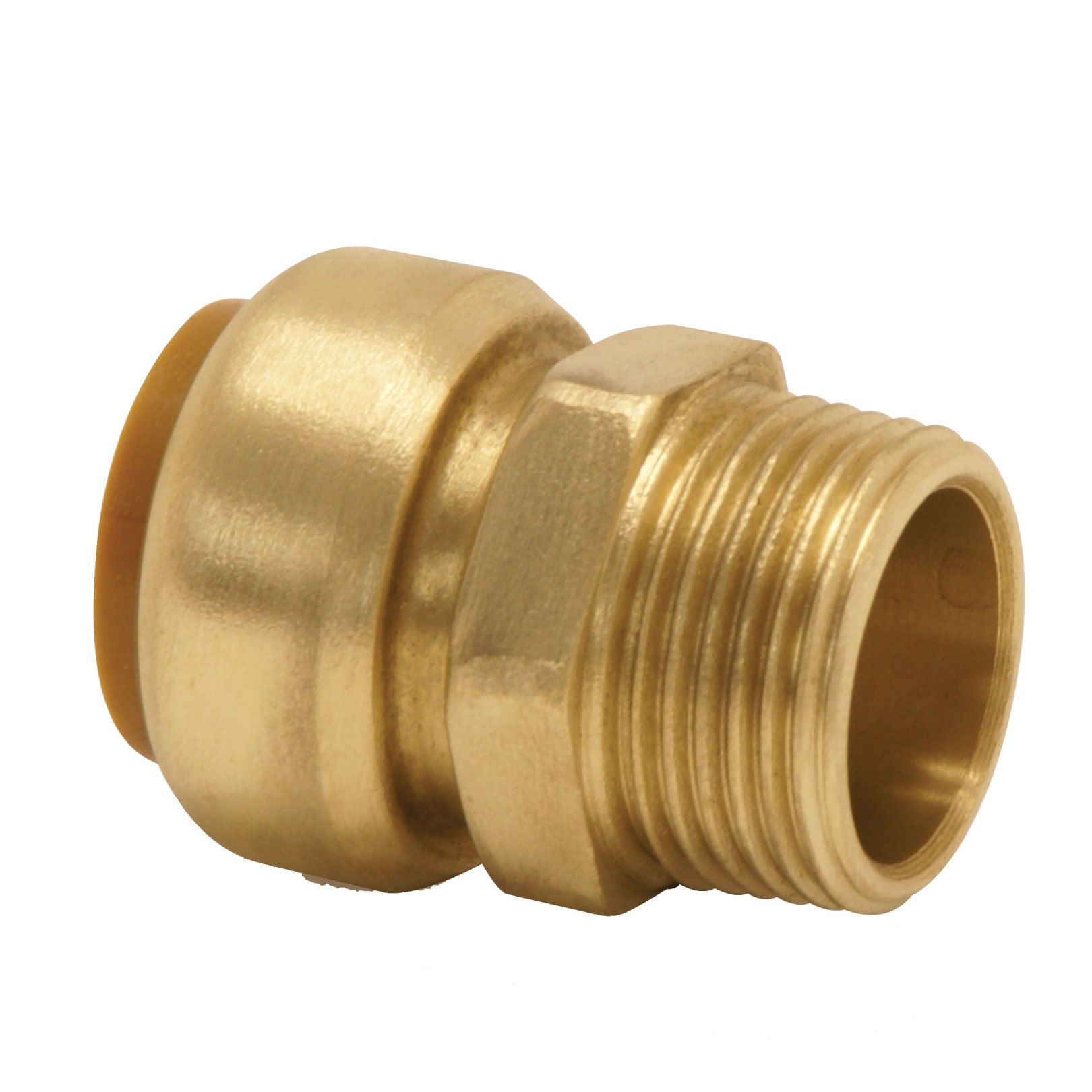 VSH Steckfitting ÜbergangsStück Tectite Classic T3T 22 mm x R 1 Zoll Messing DVGW lösbar 5 Stück 4751494