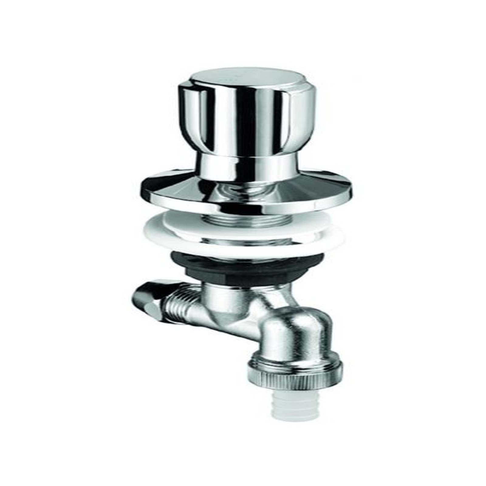 SCHELL Spültischventil COMFORT 1/2x10mm chrom Fettkammeroberteil Rückflussverhinderer 035000699