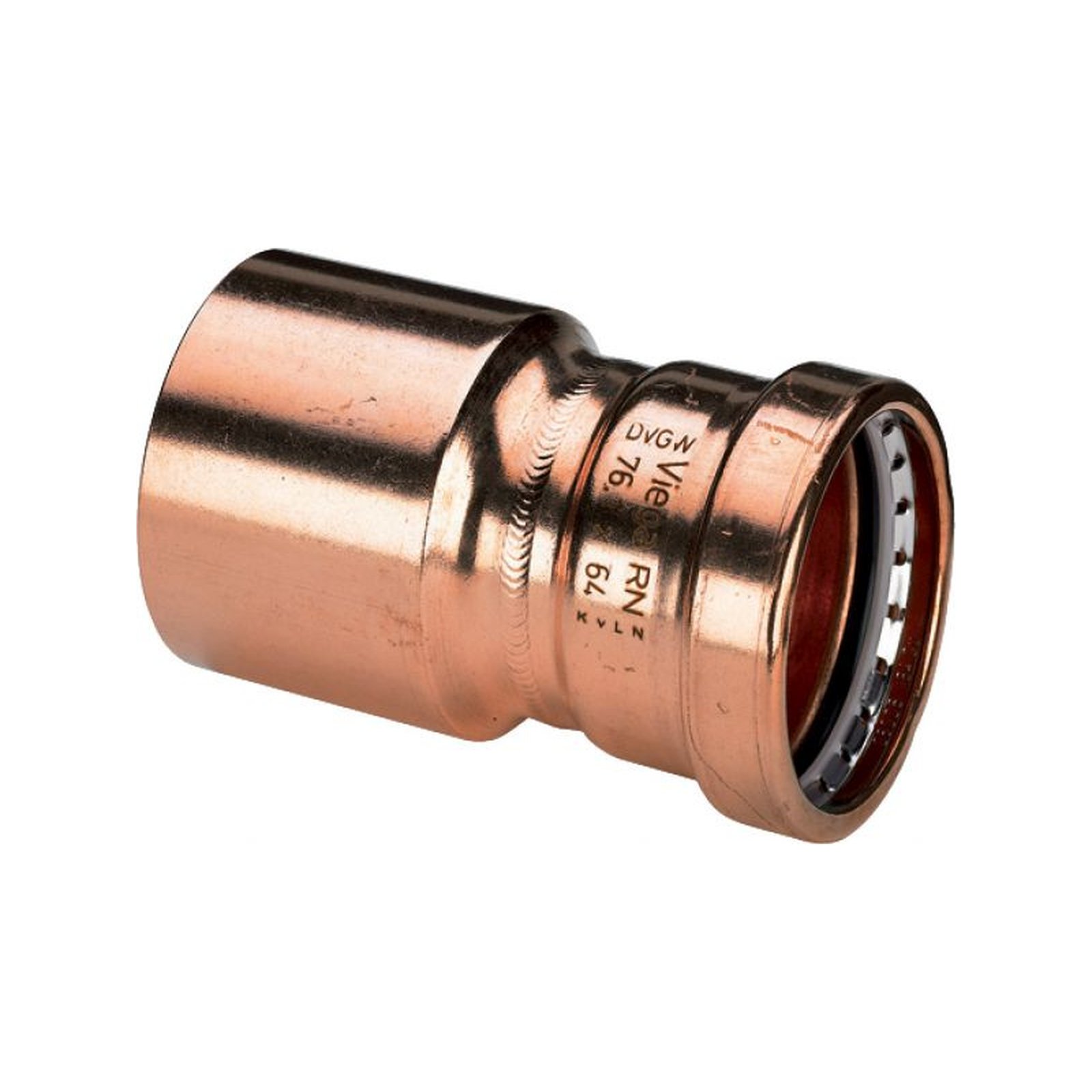 Viega Kupfer Pressfitting Reduzierstück Profipress 2415.1 XL 64x42 mm SC-Contur EPDM 577605