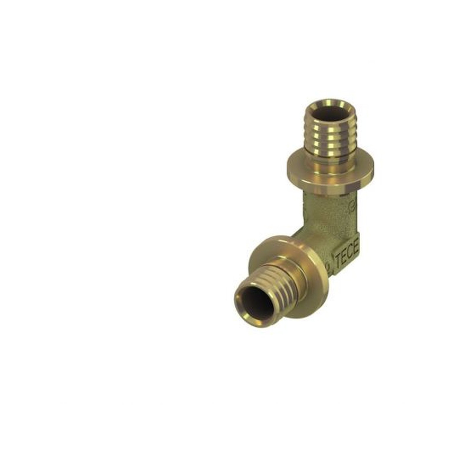 TECEflex Winkelkupplung 90 Grad 20x20 Standard Messing 767020