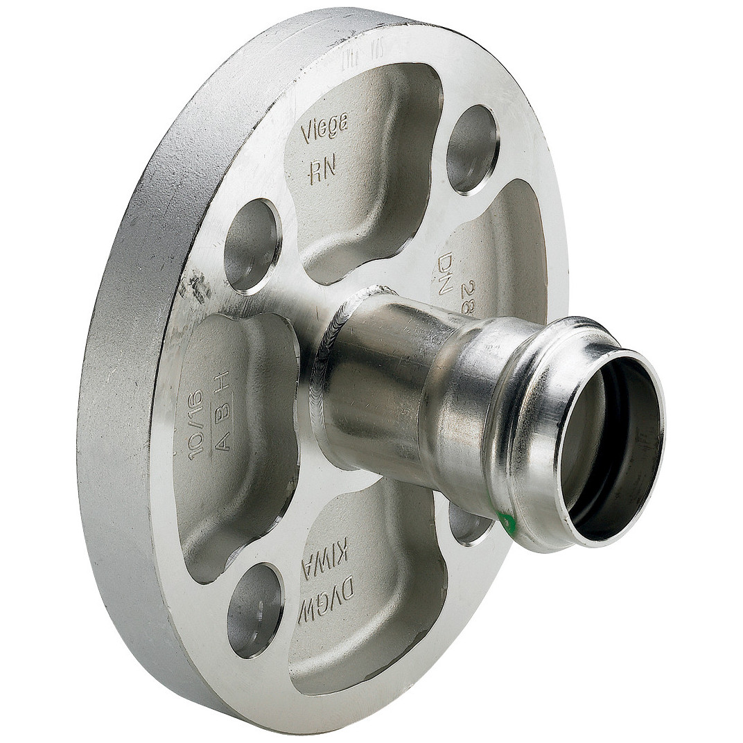 Viega Sanpress Inox Flanschübergang 2359 Edelstahl Pressanschluss PN10/16 593353