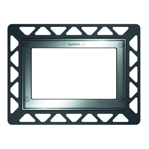 TECE WC-Einbaurahmen flächenbündige Montage Chrom glänzend tiefenverstellbar 9240649