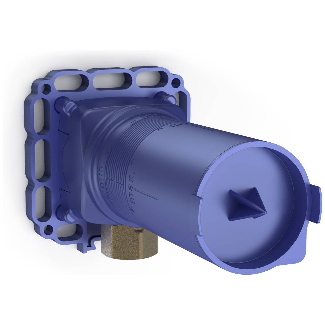 Hansa Unterputz-Einbaukörper Hansamatrix Anschlusswinkel G 1/2 DN 15 Messing Multifix 44040100