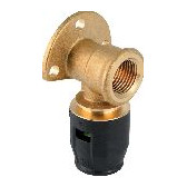 Geberit PushFit Anschlusswinkel 90Grad Messing d16 Rp1-2 650291001