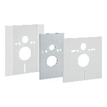 Geberit Abdeckplatte Schallschutzset Duofix Element Wand-WC höhenverstellbar Edelstahl 115396001