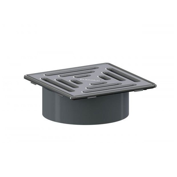 DALLMER Aufsatz VC 15 seitenverstellbar 150x150 mm Edelstahl ABS K3 500359